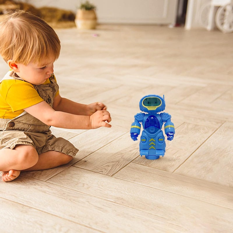 klarako Dance Robot Toy, Electric Universal Singing Dancing LED Light Robot, Music Interactive Robot Toy with Music and Colorful Lights, Best Birthday/Christmas Gifts for Kids 3+ Years Old (Blue) - Image 4