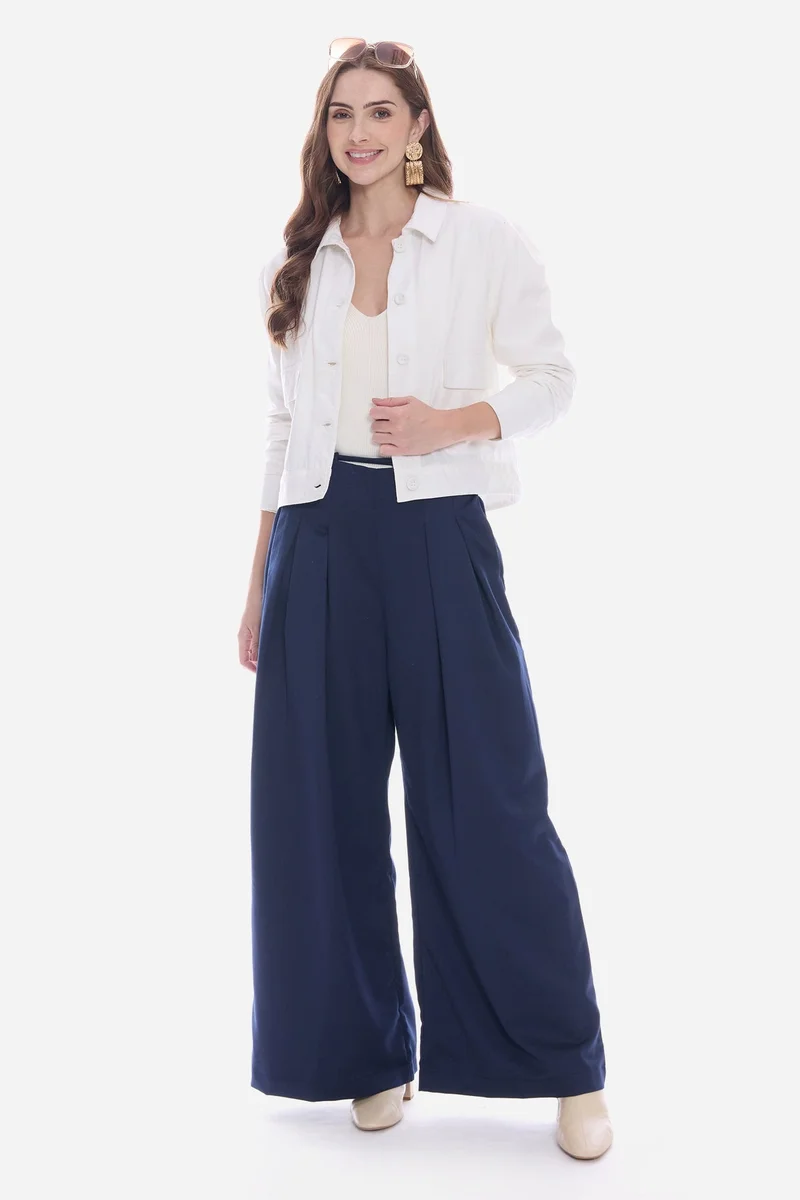 فيرجيو Solid Cotton Utility Shacket for Women