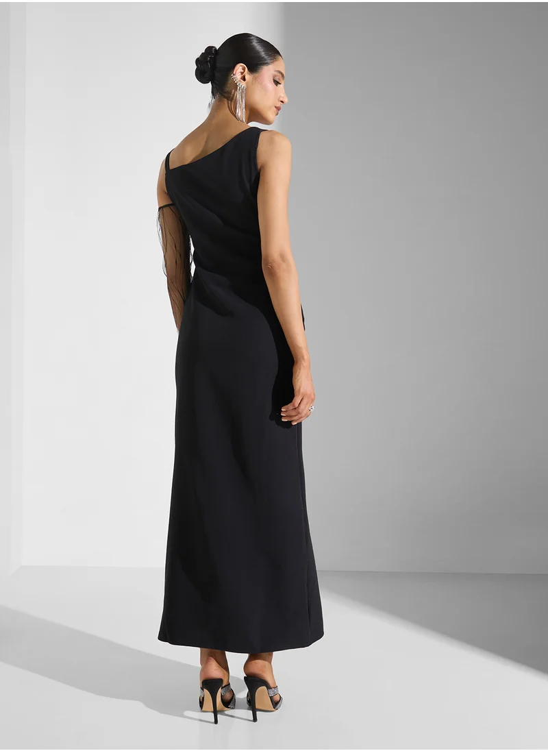 Ella Limited Edition Embellished Sleeve Dress