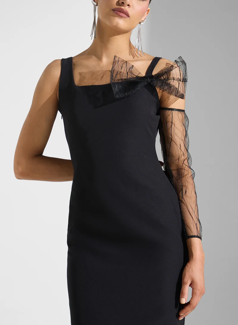 Ella Limited Edition Embellished Sleeve Dress