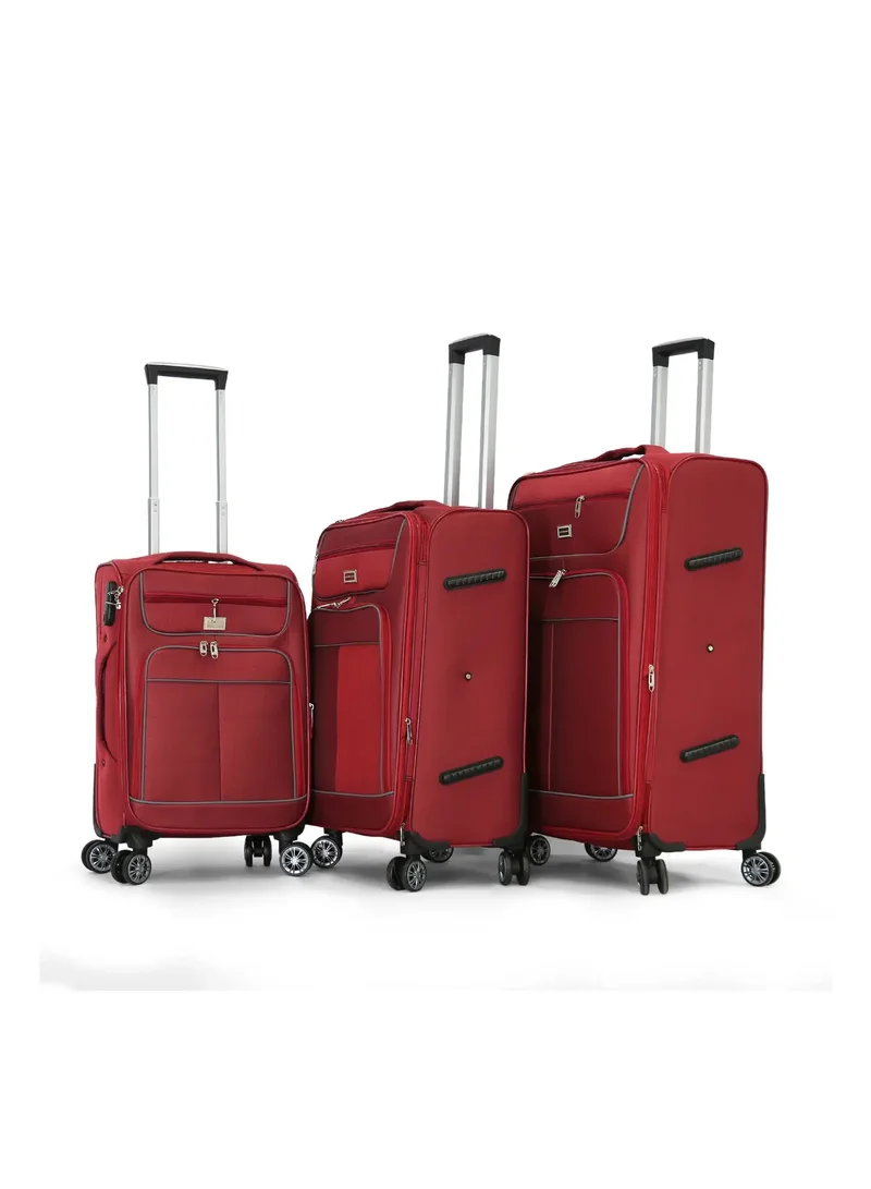 جيوردانو Softside Luggage Trolley Bag 3 Pieces set ( 28x24x20 inch)