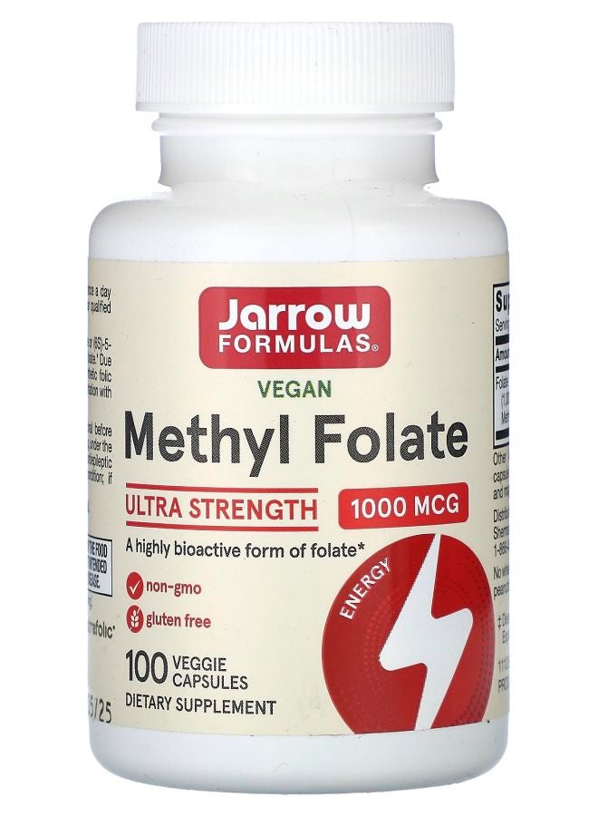 jarrow formulas Methyl Folate 1000 mcg 100 Veggie Capsules