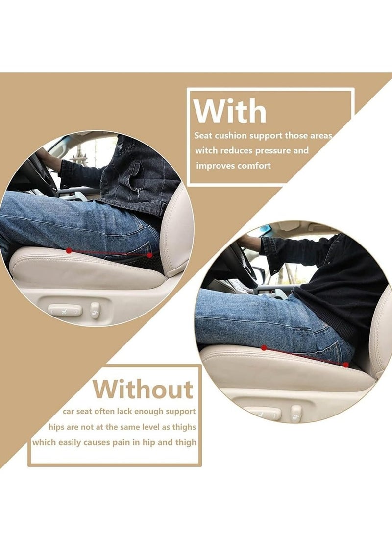 KYD - Car Seat Cushion - Memory Foam Car Seat Pad - Sciatica & Lower Back Pain Relief - Car Seat Cushions for Driving - Road Trip Essentials for Drivers - Image 1