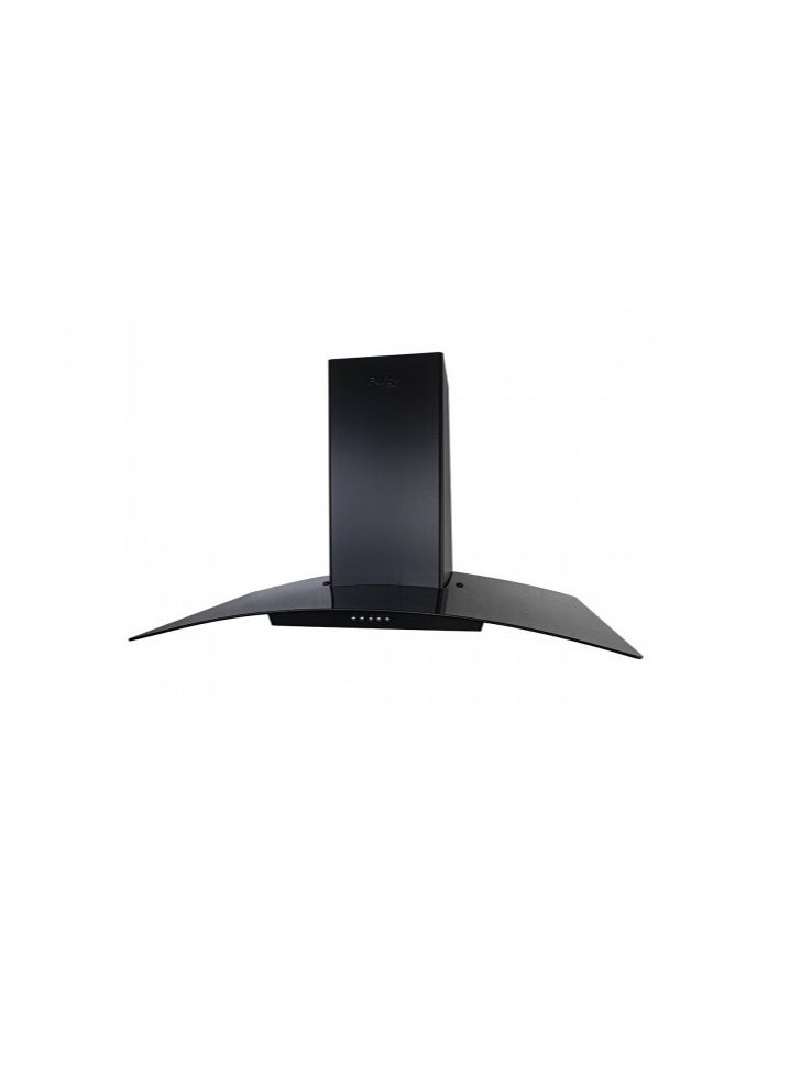 Purity - Kitchen Cooker Hood, 90 cm Wall-Mount, 1000 m³/h Suction Power, 3-Speed Flat Design, LED Lighting, Black ( DRAIN CAPPE BL 90 PLUS ) - Image 1