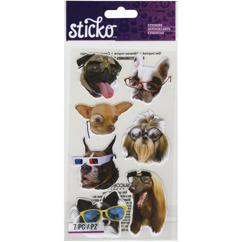 Sticko Sticker Themed-Funny Dogs 52-01250 - Image 5