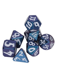 Thoraya 7pcs Funny Polyhedral Dice Adult Christmas Party Tabletop Game Metal Dice for Role Playing Game  - Image 5