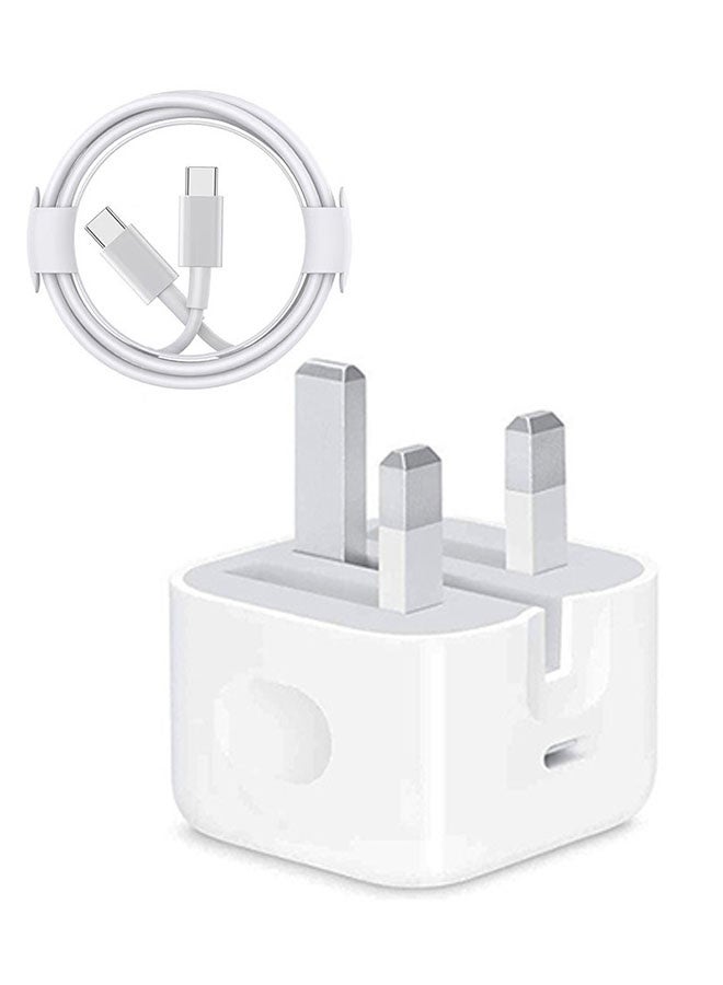 iPhone 17, 16, iPhone15 Pro Max Fast Charger, USB C Port 35W with 1M Fast Charging Cord Type C to C for iPhone 17/ 16 / 15 Pro max/15 Pro/15 plus/15, Ipad, Samasung, Oneplus, Xiaomi - Image 1