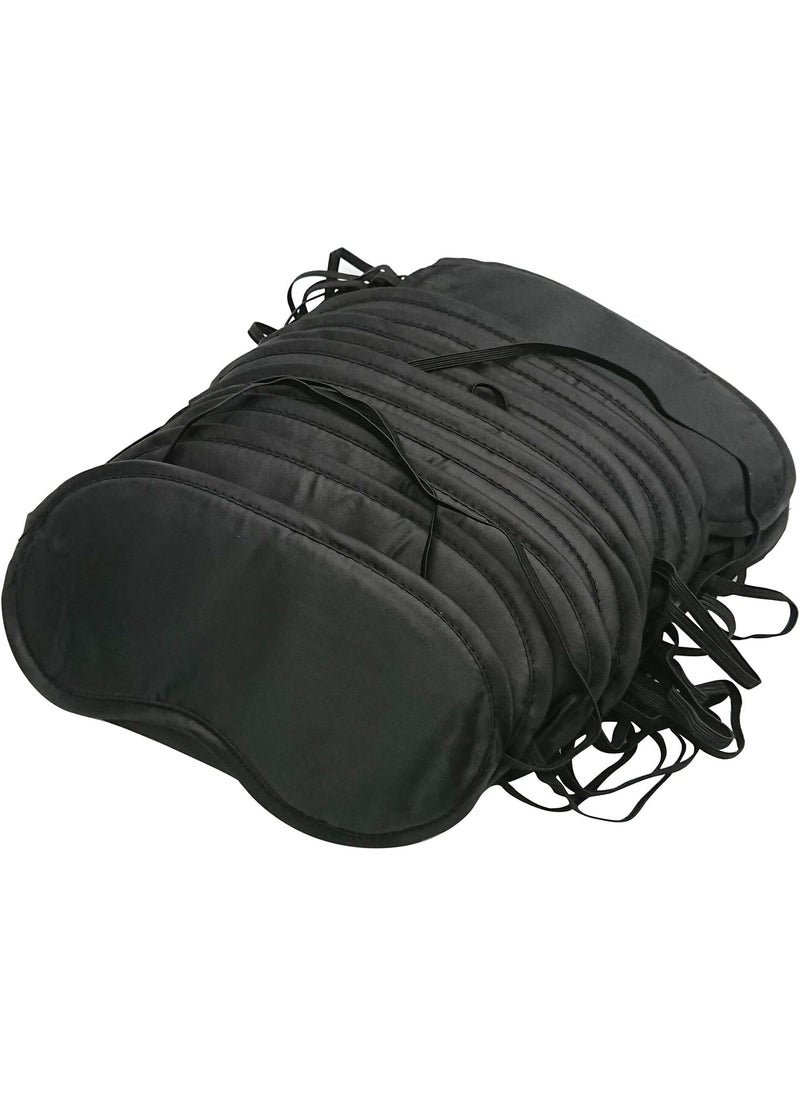 Axe Sickle - 12 Pcs Eye Mask Sleep Blindfold with Nose Pad and Elastic Strap for Travel Sleep, Game Sleeping, Black - Image 1