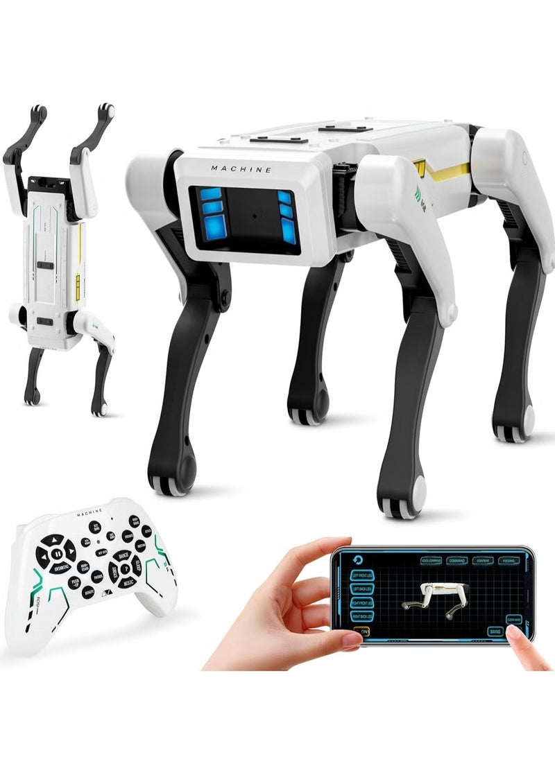 LIXES Smart Robot Dog - Interactive STEM Pet with Voice Control, 30+ Actions & APP Programming, Durable Design for Kids Age 6+ (Compatible with iOS/Android) - Image 1
