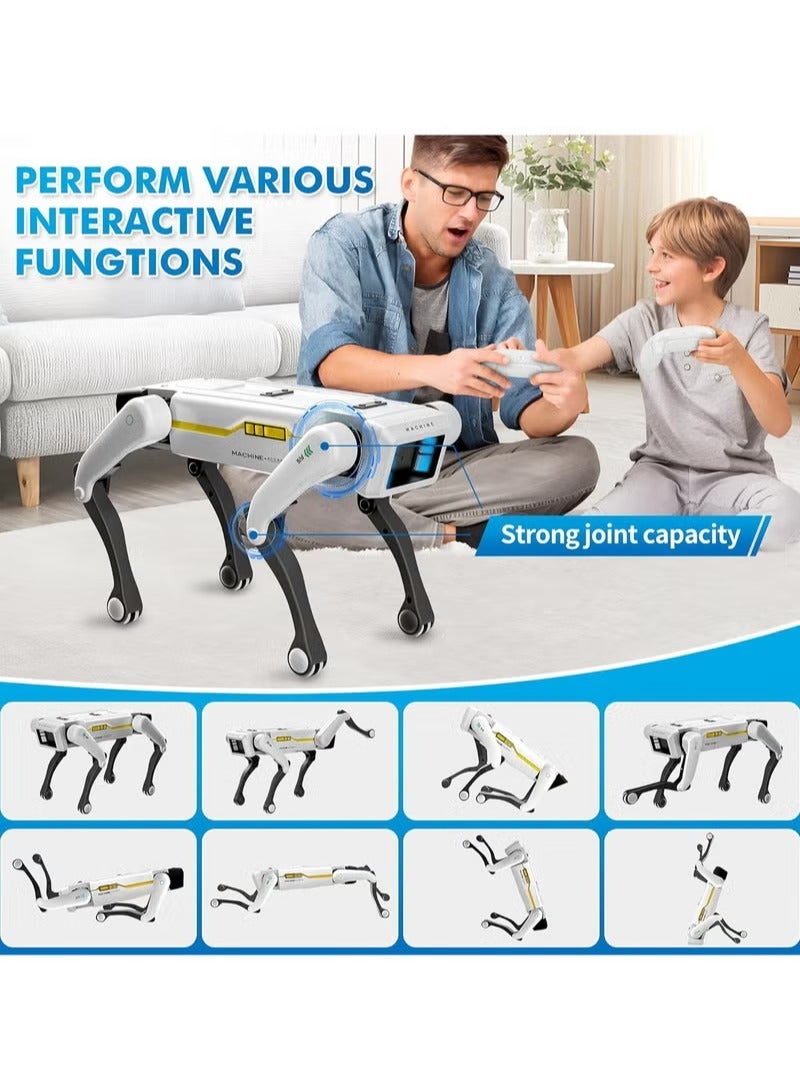 LIXES Smart Robot Dog - Interactive STEM Pet with Voice Control, 30+ Actions & APP Programming, Durable Design for Kids Age 6+ (Compatible with iOS/Android) - Image 4