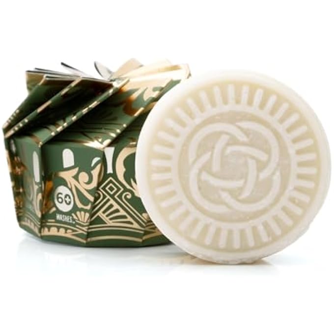 Viori Hamish & Co. Shampoo Bar - Citron & Ginger - Shampoo for Men - Handcrafted with Scottish Islay and Whiskey Infused - Made from Natural Ingredients - Sulfate, Paraben, Cruelty, and Plastic-Free