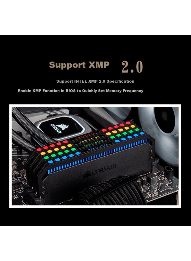 Uscorsair Dominator Platinum Rgb 16Gb (8Gbx2) Ddr4 3200 Desktop Memory Kit - Image 2
