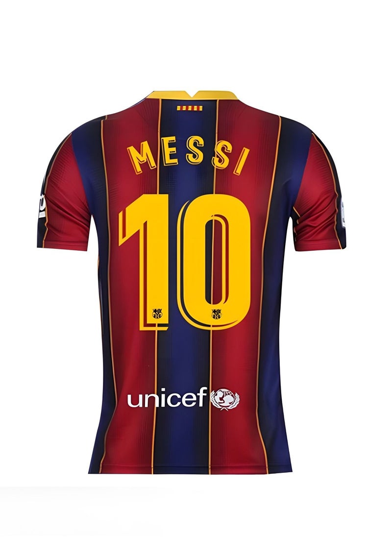 GROIC - Messi Barcelona Jersey #10 Soccer T Shirt and Shorts,Football Jersey for Adults,Football Suits,Soccer Socks,Football Jersey Set - Image 1