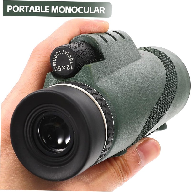 HOMSFOU Outdoor Monocular Telescope Smartphone Lightweight Scope for Bird Watching Hiking Camping Field of View Portable Design Tripod Support - Image 3