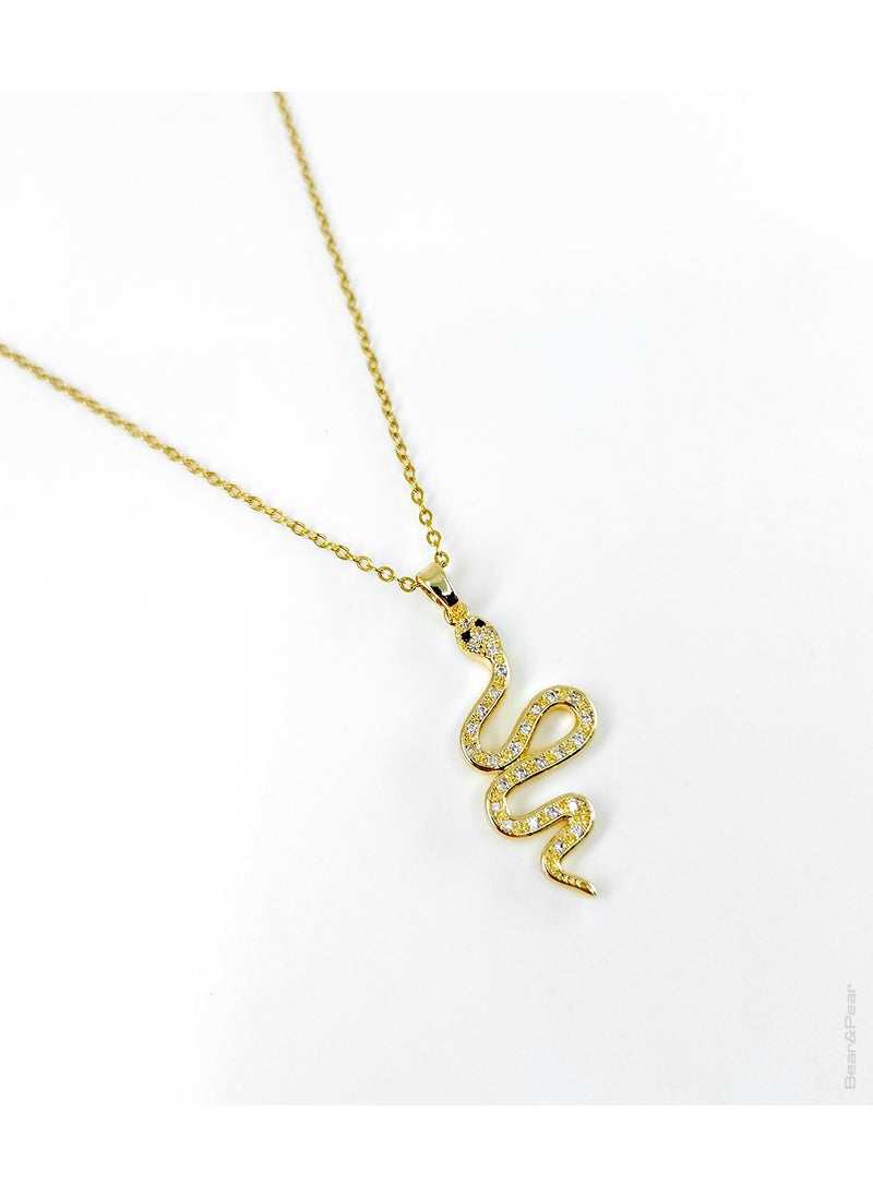 Zircon Stone Snake Gold Necklace - pzsku/Z4519F20F9FD9BDC01590Z/45/_/1730621706/1f4becfb-0acf-4817-bd53-8040fa07e2ba