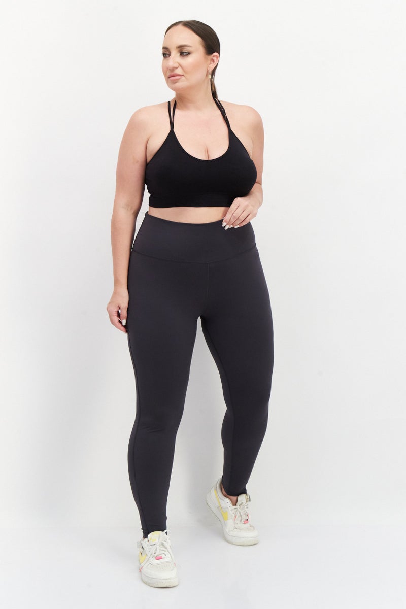 Adidas Women Sportswear Fit Training Leggings, Dark Grey - Image 2