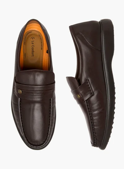 لو كونفورت Solid Slip-On Moccasins