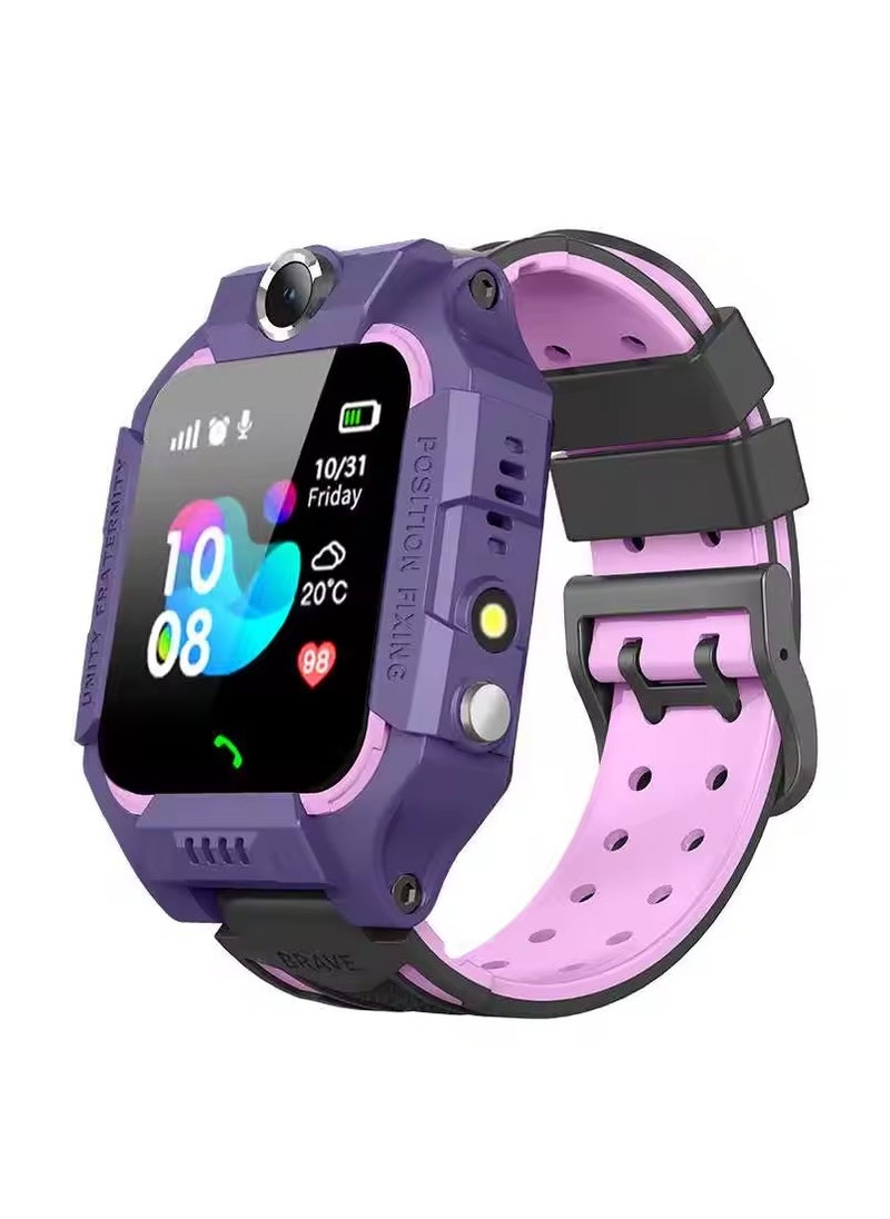 Generic - Smart watch for kids - Q12 smartwatch Alarm clock Watch with Sim Card GPS tracker Birthday gift - Image 1