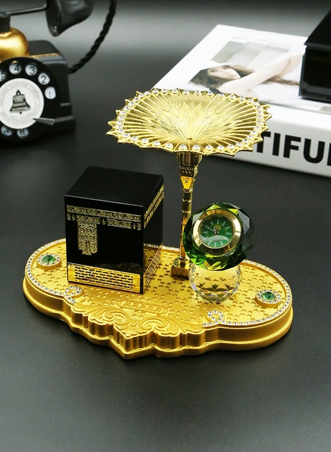 MHONGWEI Islamic Element Handicrafts, Home Decoration Gifts, Simplified Architectural Souvenirs, High-end Office Desktop Ornaments - Image 1