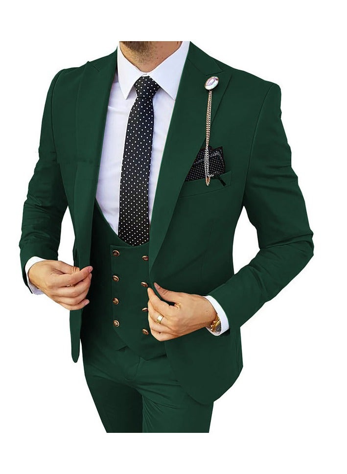 Shougu Business Casual Suit Three-piece Set - Image 1