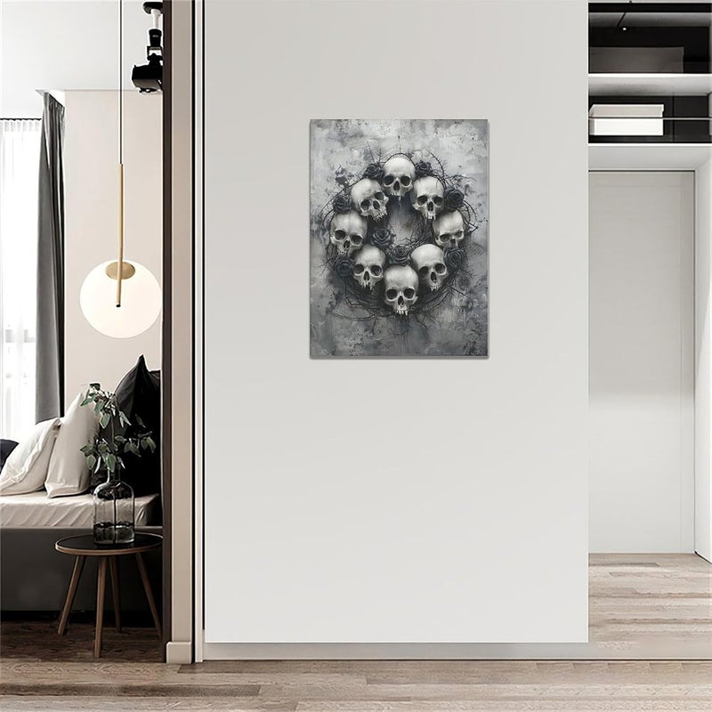 Fuzawet Skull Halloween Wall Art - Image 3