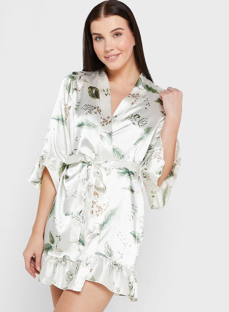 NIBEMINENT Printed Robe  - Image 1