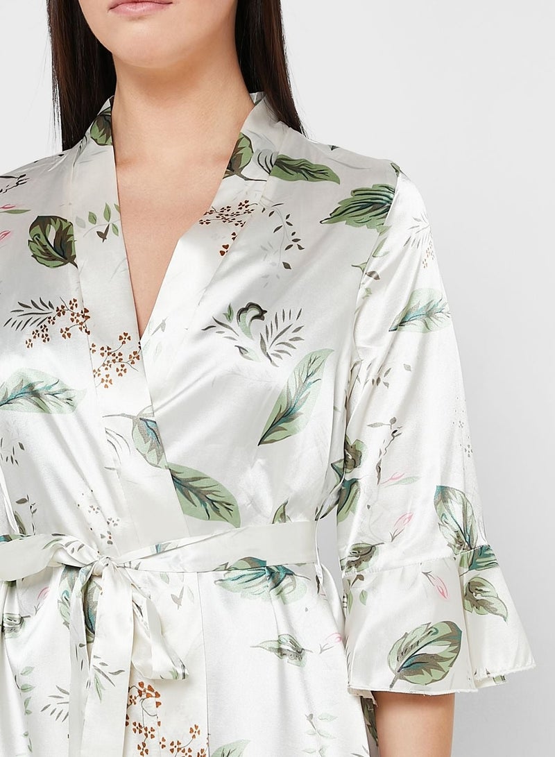 NIBEMINENT Printed Robe  - Image 3