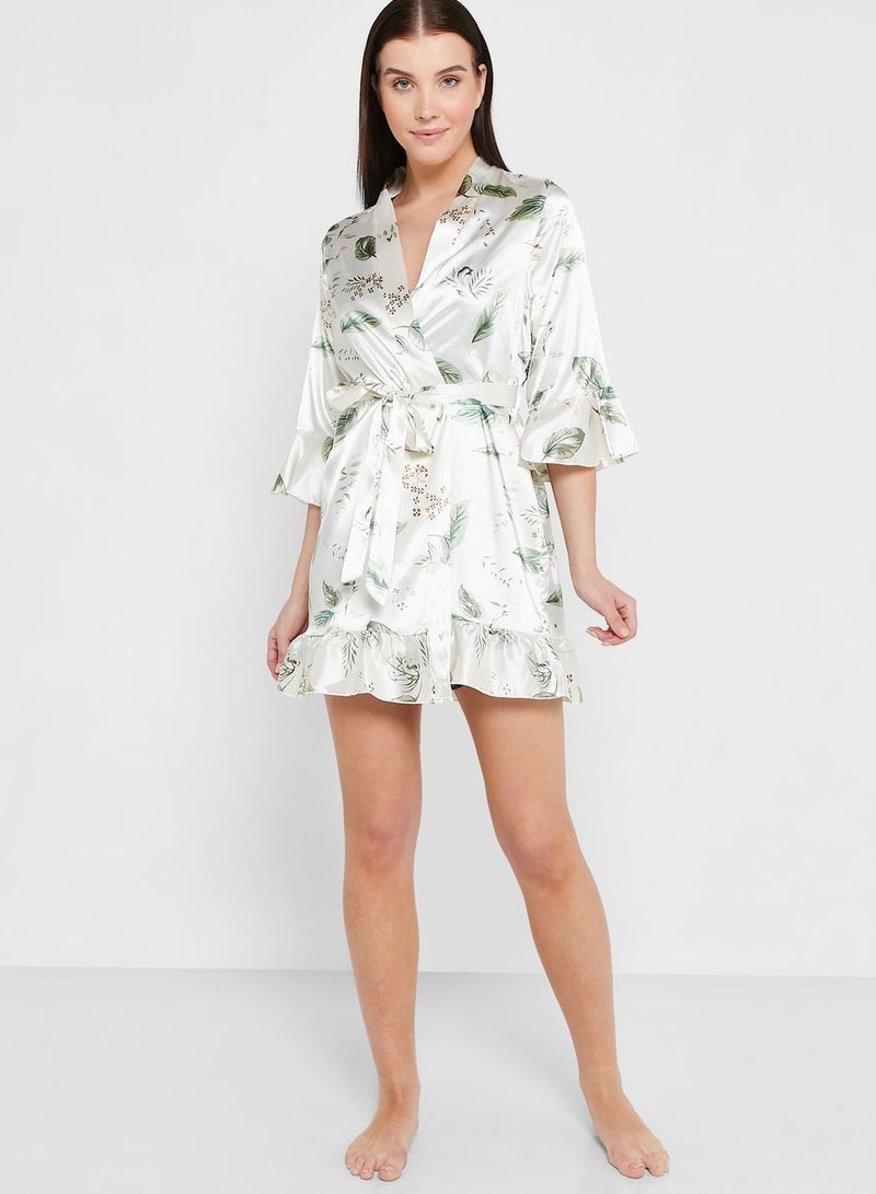 NIBEMINENT Printed Robe  - Image 4