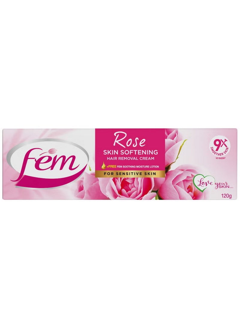 fem Hair Removal Cream With Rose For Deep Moisturizing 120 Gm - Image 1