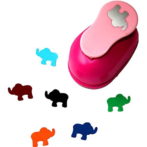 CADY Crafts Punch 1Inch Paper Punches Puncher Elephant