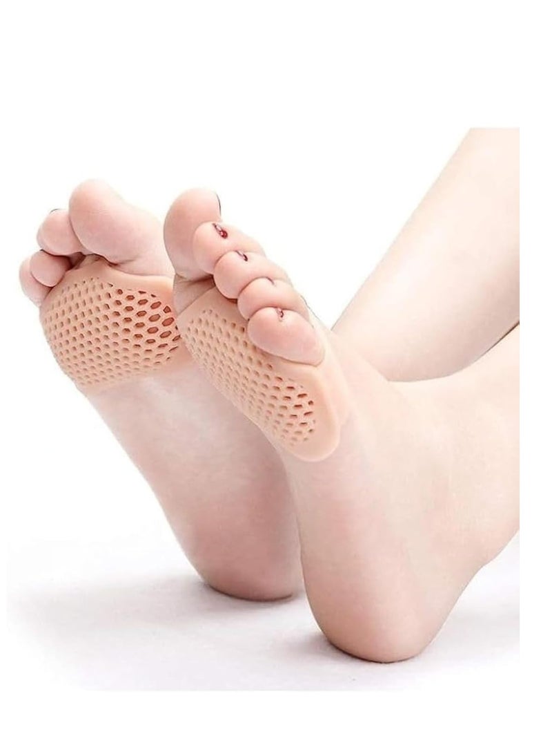 Metatarsal Pads, Ball of Foot Cushion (2 PCS) MATERIAL Forefoot Pads, Breathable & Soft Gel, for Diabetic Feet, Callus, Blisters, Forefoot Pain - Image 2