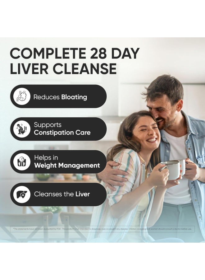 NAMHYA Liver Cleanse Tea | Liver Detox | Helps with Fatty Liver Detox | Herbal Tea | Loaded with Harad, Milk Thistle & Ayurvedic Indian Herbs 3.53 oz (100 gram) - Image 4