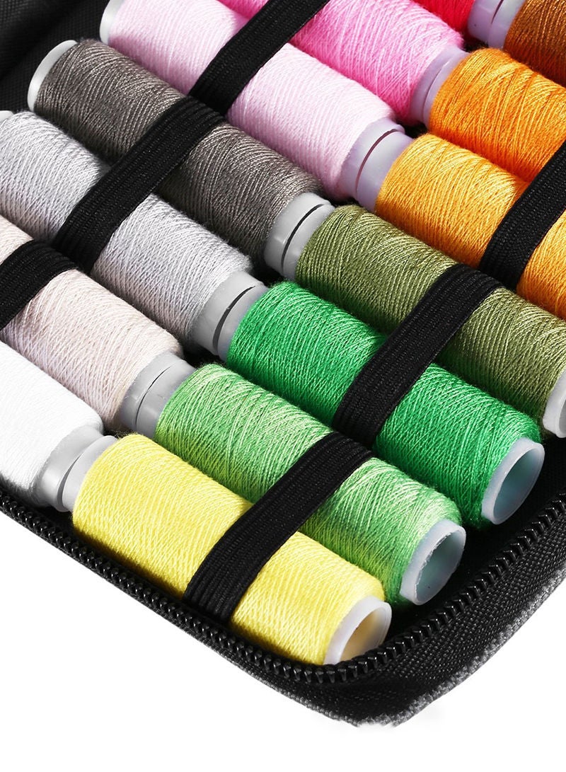 Kidle 24 Color Thread Travel 98 Piece Combination Sewing Set Needle and Thread Bag Portable - Image 3