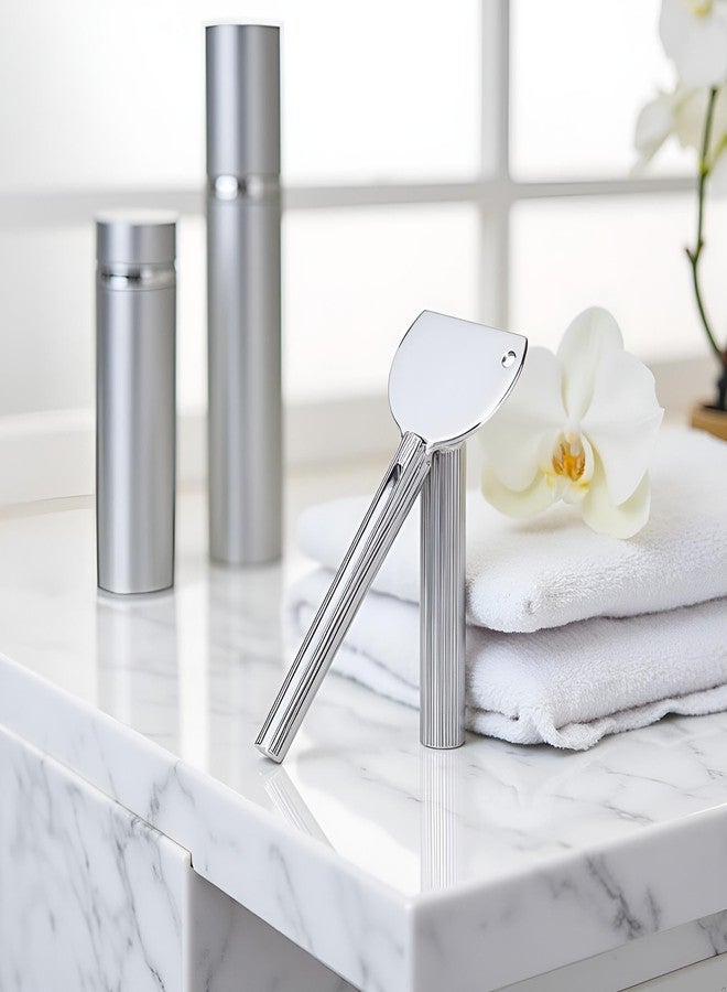 Junfamilee 2Pcs Silver Metal Tube Squeezer Keys Salon Toothpaste Tube Squeezers, Bathroom Safety, Aids and Accessories - Image 5