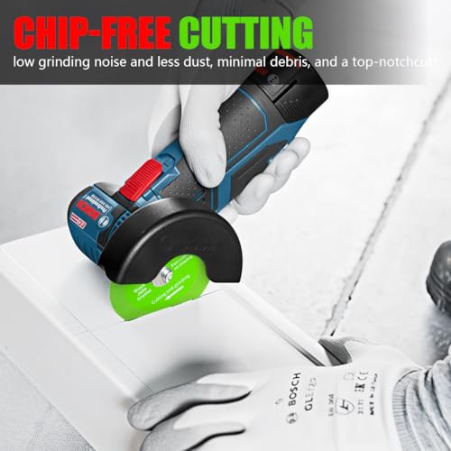 Serplex® 3Pcs Glass Cutting Disc 3.9'' Diamond Grinding Blade, Professional Power Cutter Attachment for Glass, Jade, Crystal, Tile, and Stone Cutting - Image 5