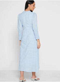 ELLA Puff Sleeve A-Line Dress  - Image 2