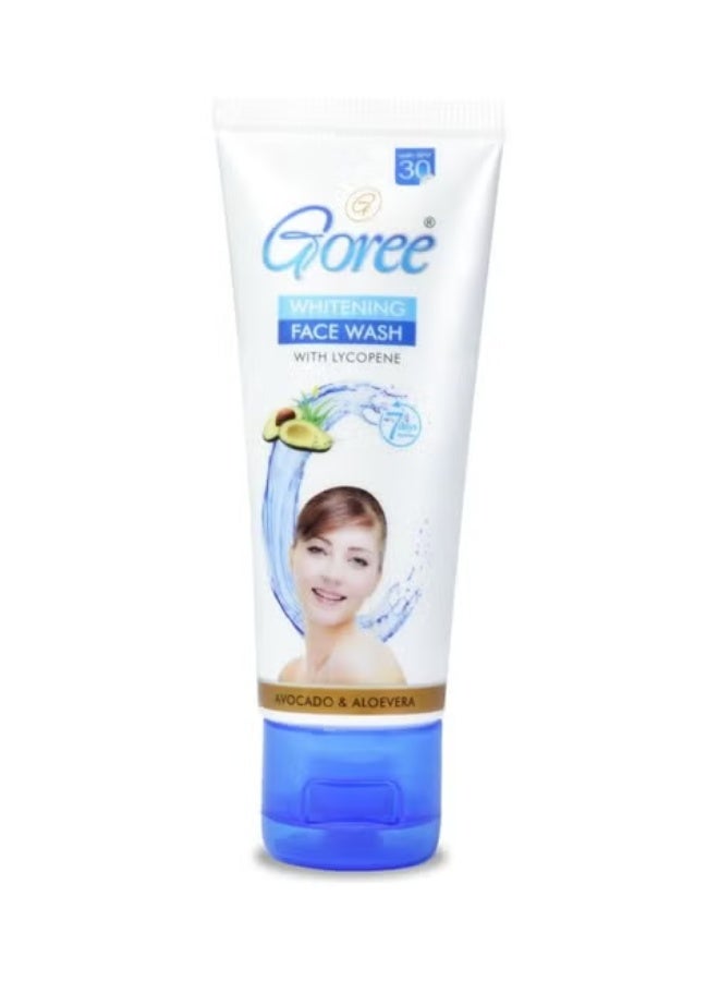 Goree Whitening Face Wash With Avacado & Aloe Vera 70ml - Image 1