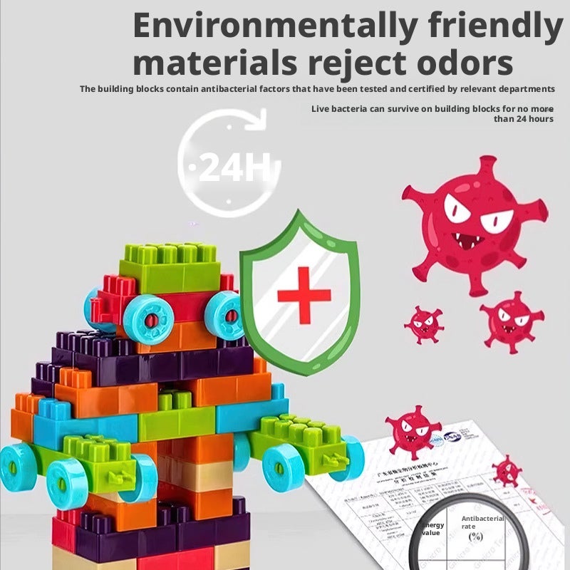 Big Particle Building Blocks, Educational Toy for Kids 3-6 Years - Image 2