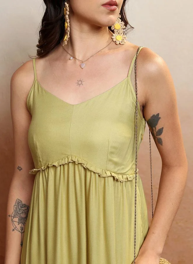 Vishudh Tiered Cotton Dress
