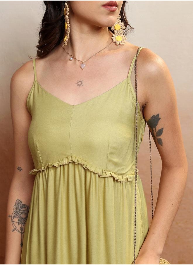 Vishudh Tiered Cotton Dress  - Image 5