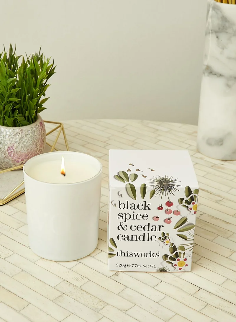 This Works Black Spice & Cedar Limited Edition Candle 220G