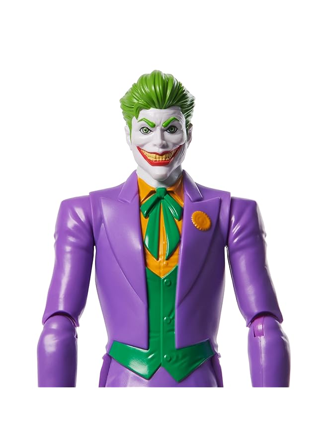 دي سي كوميكس لعبة مجسم الجوكر للأطفال، مقاس 12 بوصة، مناسبة للأولاد والبنات من عمر 3 سنوات فما فوق - Image 4