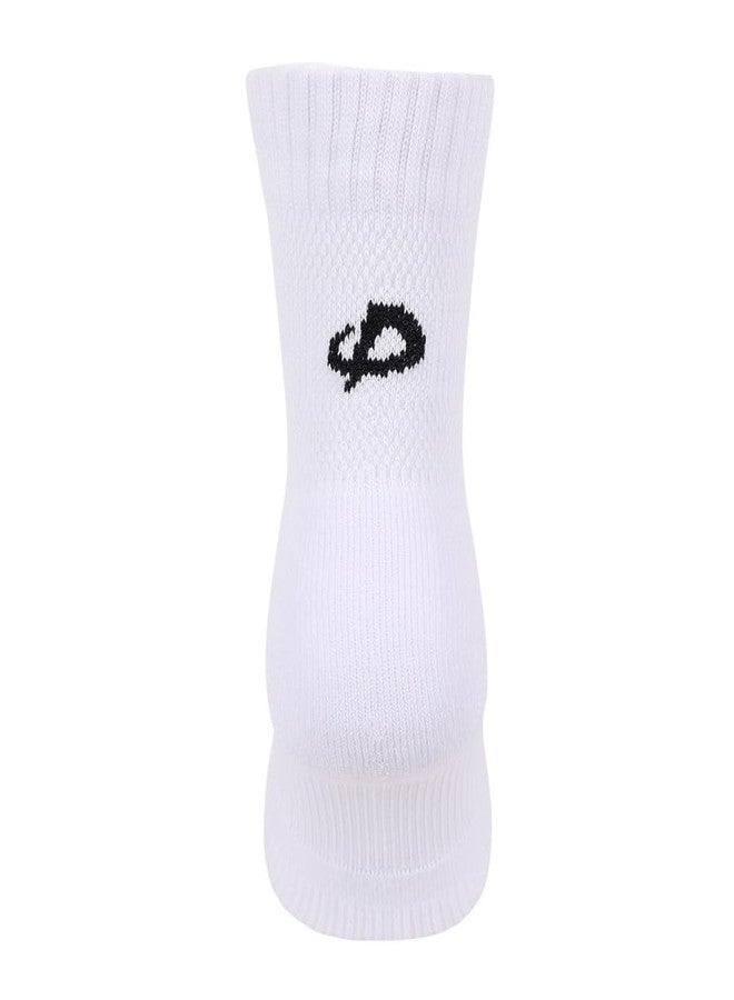 Phiten Metax Sports Semi Long Socks (2 Pair), White, 22-24cm (Men's 4-6 / Women's 5-7) - Image 4