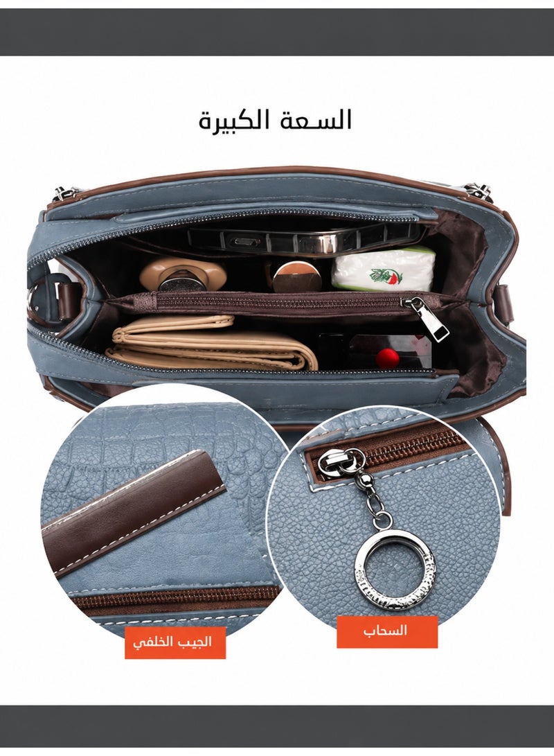 Women's Bag Handbag Shoulder Bag Crossbody Bag with Adjustable Shoulder Strap, Handles, Zipper Closure, Main Compartment & Pocket - Image 4