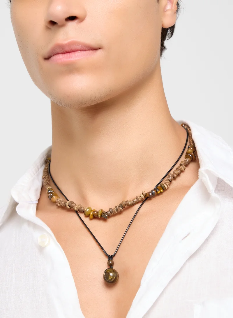 Seventy Five Beaded Necklace