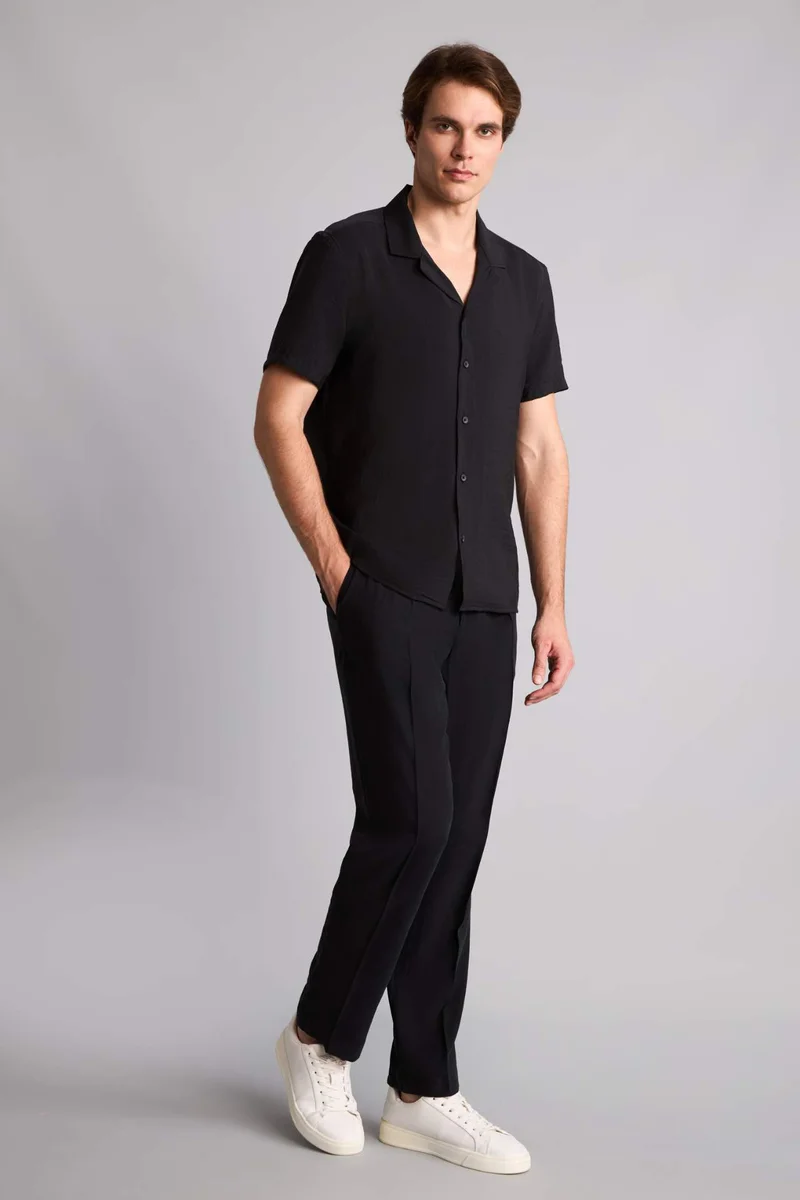 Baggy Fit Black Trousers