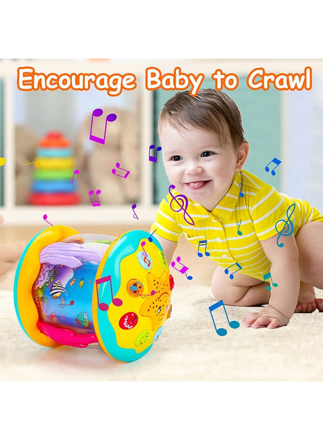 Baby Toys 1-6 Years Babies Ocean Light Rotary Projector Musical Toy Montessori Early Educational Sensory Rotation Tumble Time Learning Crawl Light Baby Toys for Toddler Boys Girls Gifts 855-16A  - Image 3