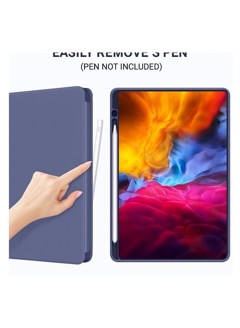 Protect PROTECT Protective Tablet Cover for Samsung Tab A9 Plus | With Screen Protector, Trifold Stand, Auto Wake/Sleep, Pencil Slot, Blue – Model: PSTA9PBLU  - Image 2