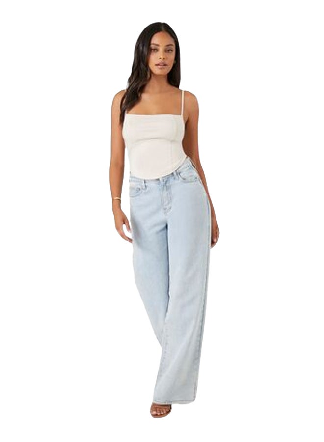 FOREVER 21 Curved-Hem Bustier Cami - Image 1