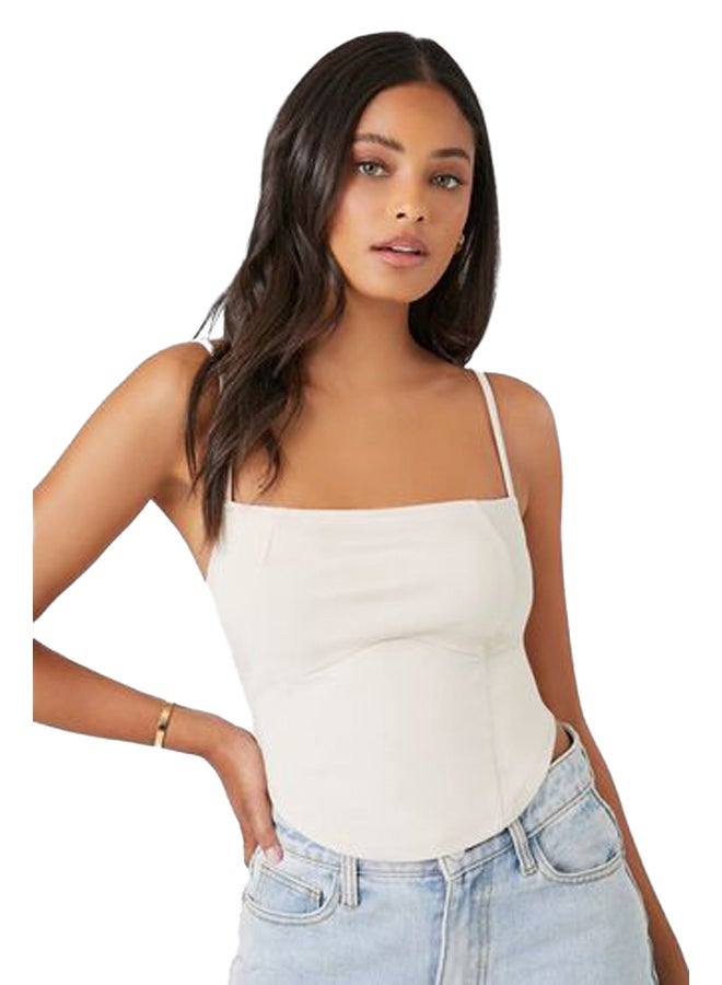 FOREVER 21 Curved-Hem Bustier Cami - Image 2